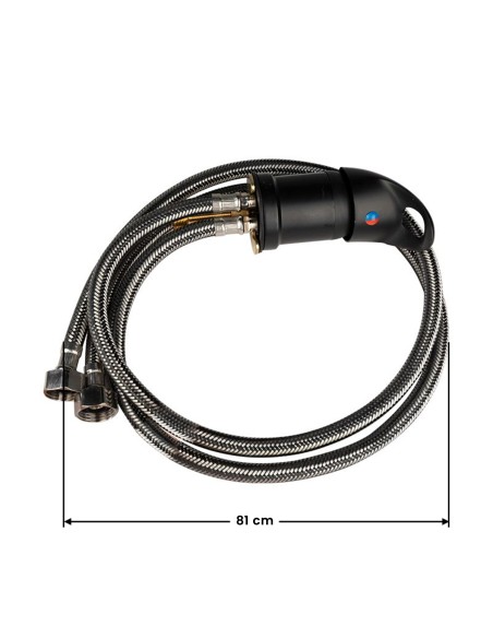 Rubinetto per salone da parrucchiere nero S04