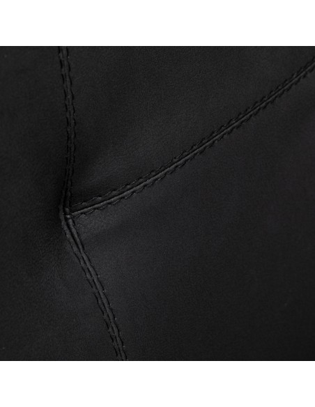 Poltrona da parrucchiere Gabbiano Bergamo nero