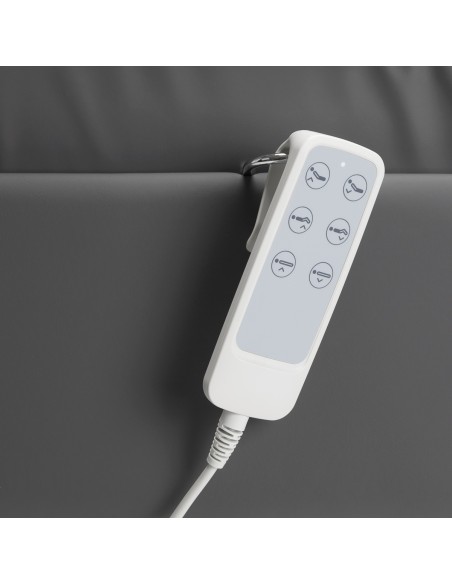 Sedia estetica elettrica SILLON Lux 273b 3 motori grigio