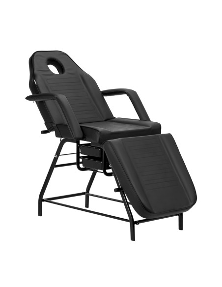 Poltrona cosmetica 557A con vassoi neri