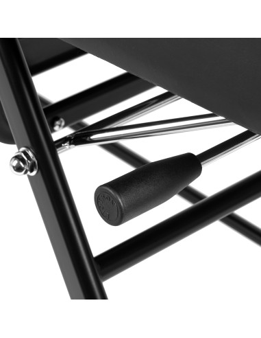 Poltrona cosmetica 557A con vassoi neri