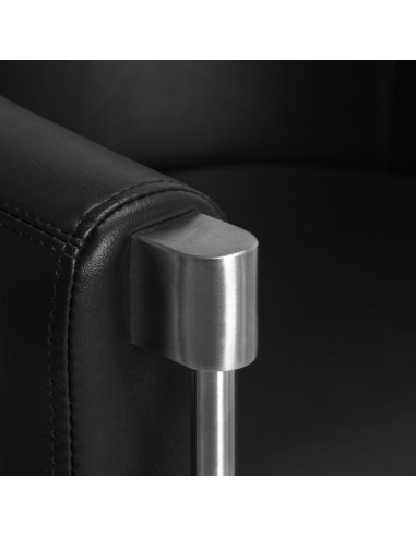 Gabbiano sedia da barbiere Burgos nero