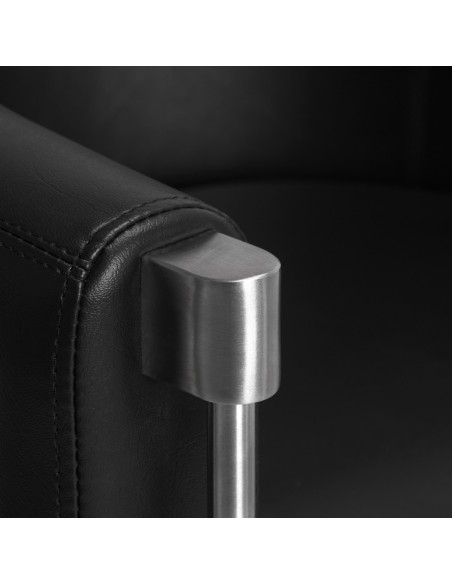 Gabbiano sedia da barbiere Burgos nero