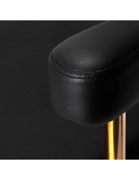 Sedia da parrucchiere Gabbiano Granada oro nero
