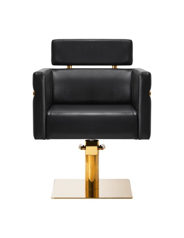 Poltrona per parrucchieri Gabbiano Toledo oro nero