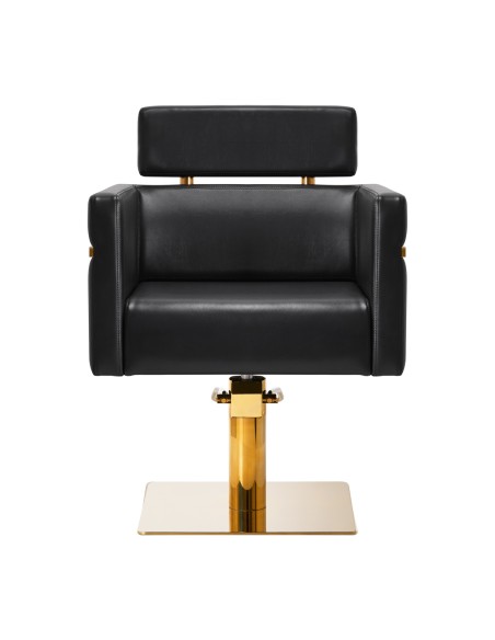 Poltrona per parrucchieri Gabbiano Toledo oro nero