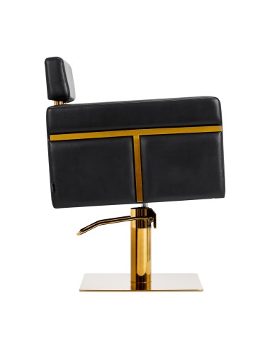 Poltrona per parrucchieri Gabbiano Toledo oro nero