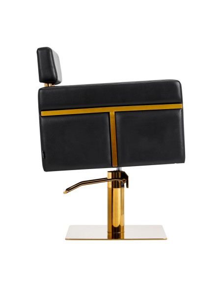 Poltrona per parrucchieri Gabbiano Toledo oro nero