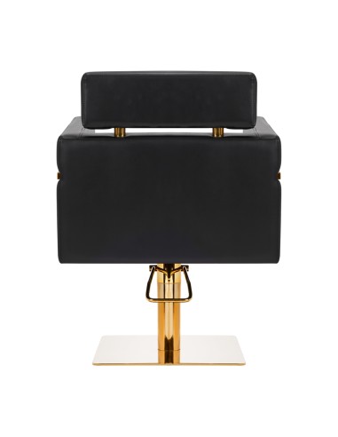 Poltrona per parrucchieri Gabbiano Toledo oro nero