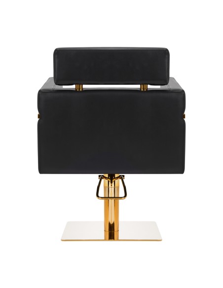 Poltrona per parrucchieri Gabbiano Toledo oro nero