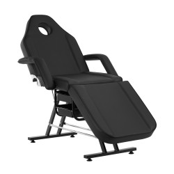 Sedia cosmetica Sillon con vassoio nero 2