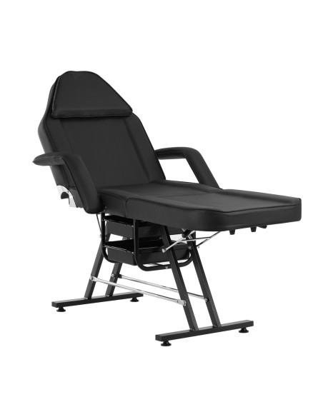 Sedia cosmetica Sillon con vassoio nero