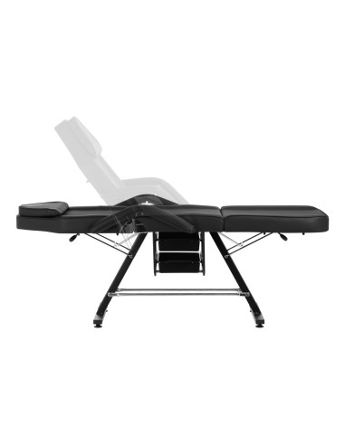 Sedia cosmetica Sillon con vassoio nero