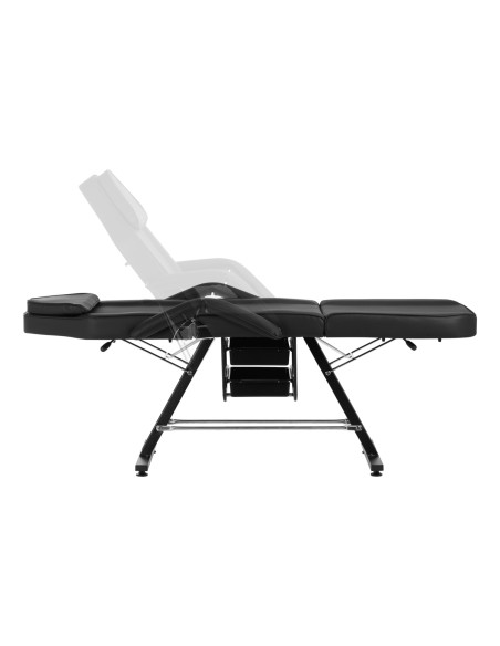 Sedia cosmetica Sillon con vassoio nero