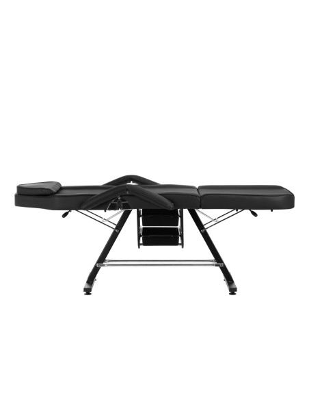 Sedia cosmetica Sillon con vassoio nero