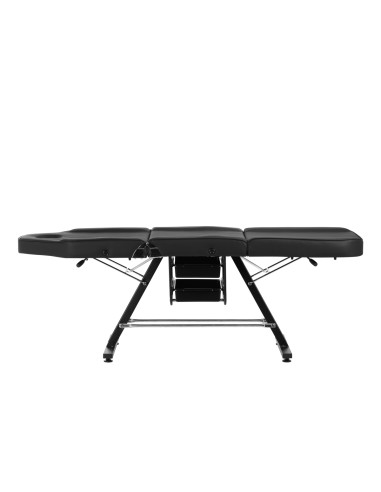 Sedia cosmetica Sillon con vassoio nero