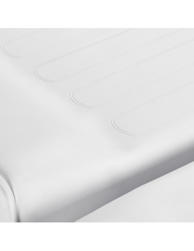 Sedia cosmetica 557G con cuvette bianco oro