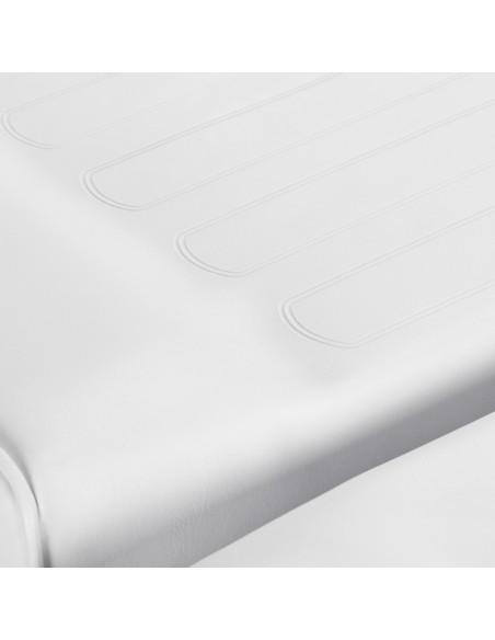 Sedia cosmetica 557G con cuvette bianco oro