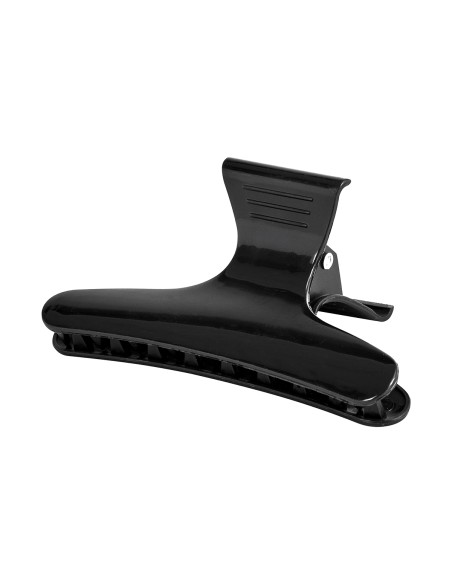 Pinze per capelli a granchio per parrucchieri E-49 12 pz. nero.