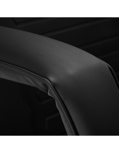 Poltrona cosmetica 557G con vassoi oro nero