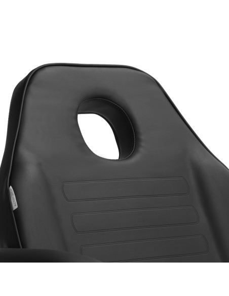 Poltrona cosmetica 557G con vassoi oro nero