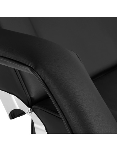 Sedia cosmetica Sillon con vassoio nero