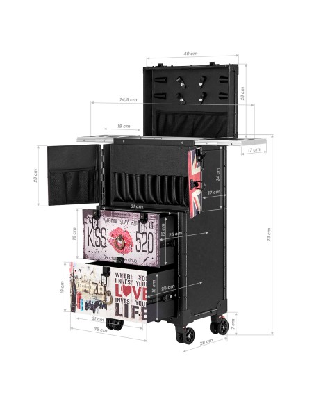 Gabbiano barbiere C12 nero 