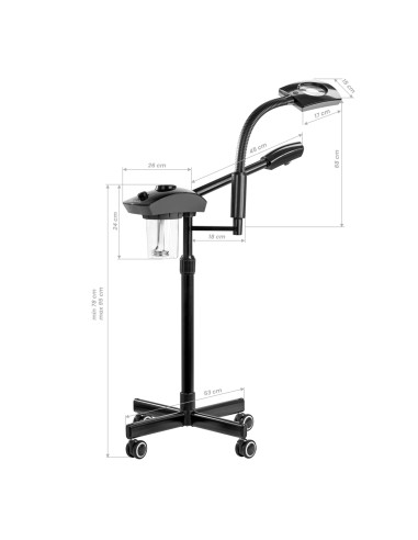 Giovanni vapozone con lampada d'ingrandimento...