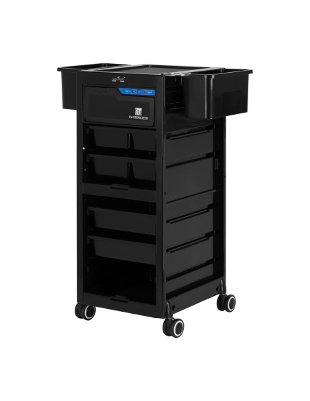 Gabbiano, ausilio per parrucchieri con sterilizzatore UV 68UV nero