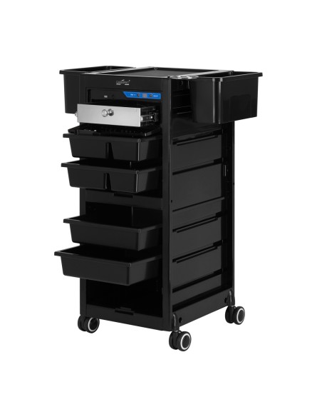 Gabbiano, ausilio per parrucchieri con sterilizzatore UV 68UV nero