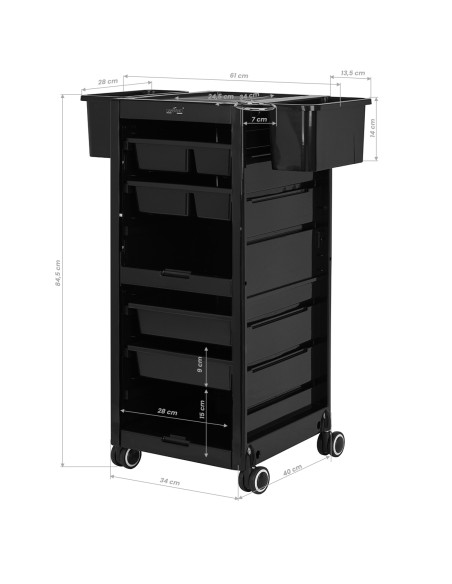 Gabbiano aiuto parrucchieri 68B nero