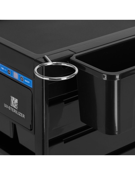 Gabbiano, ausilio per parrucchieri con sterilizzatore UV 68UV nero