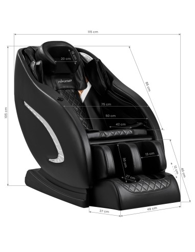 Sedia da massaggio Sakura Classic 305 Nero