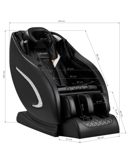 Sedia da massaggio Sakura Classic 305 Nero
