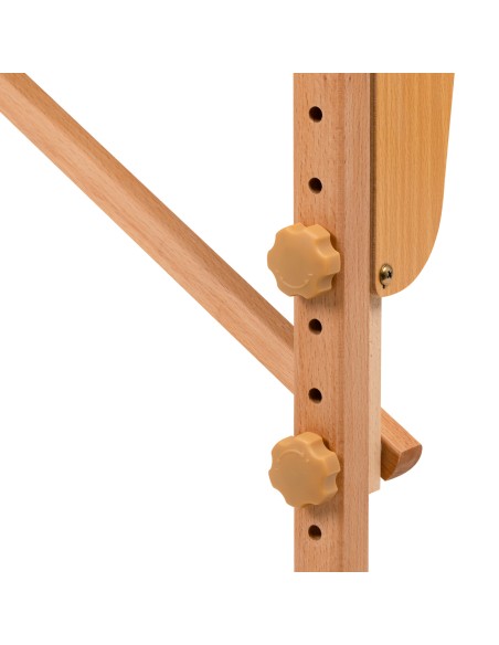 Lettino da massaggio pieghevole in legno Komfort Activ Fizjo 2 segmenti rosa