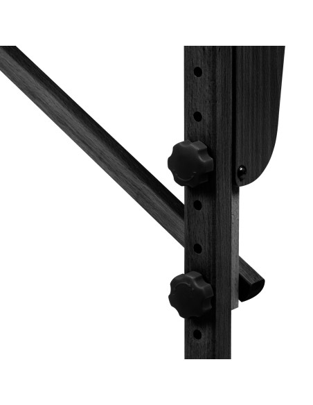 Lettino da massaggio pieghevole in legno Komfort Activ Fizjo 2 segmenti in legno rosa nero