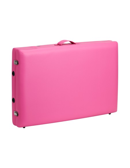 Lettino da massaggio pieghevole in legno Komfort Activ Fizjo 2 segmenti rosa