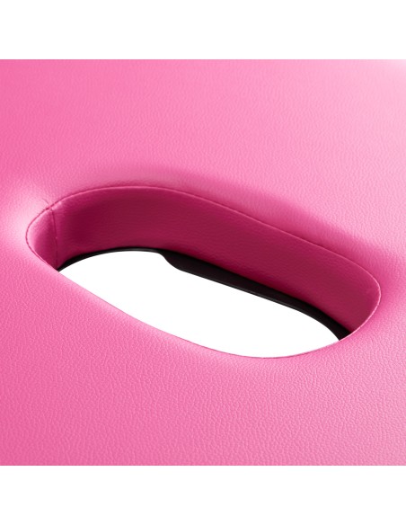 Lettino da massaggio pieghevole in alluminio comfort Activ Fizjo 2 segmento rosa