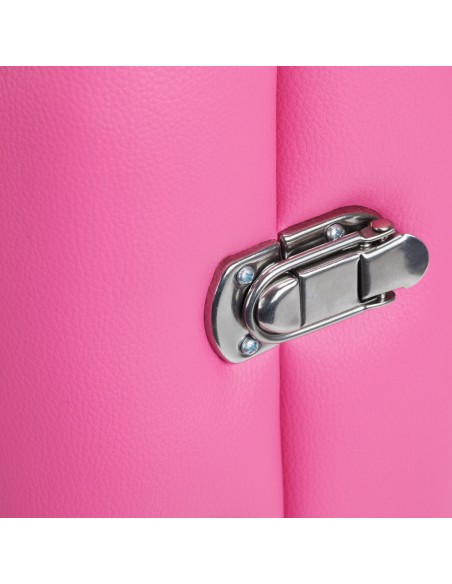 Lettino da massaggio pieghevole in alluminio comfort Activ Fizjo 2 segmento rosa