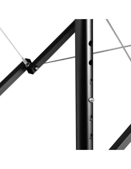 Lettino da massaggio pieghevole in alluminio comfort Activ Fizjo 2 segmenti rosa nero alluminio