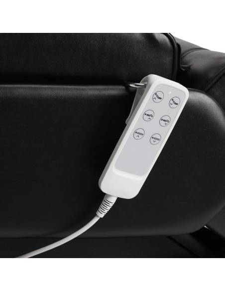 SILLON Lux 273b sedia cosmetica elettrica + sgabello 304 nero