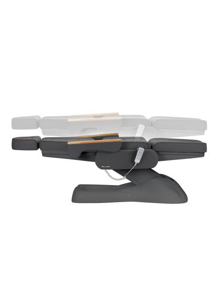 Sedia estetica elettrica SILLON Lux 273b 3 motori grigio, base grigio