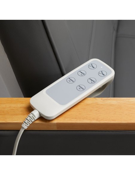 Sedia estetica elettrica SILLON Lux 273b 3 motori grigio, base grigio