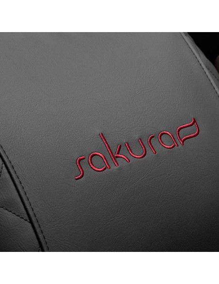Sedia da massaggio Sakura Standard 801 nero/rosso