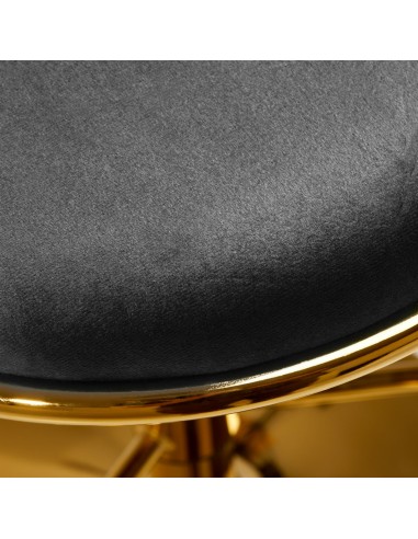 4Rico Bar Hocker QS-B313a grigio velluto