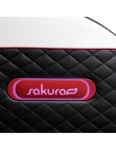 Sedia da massaggio Sakura Standard 801 nero/rosso