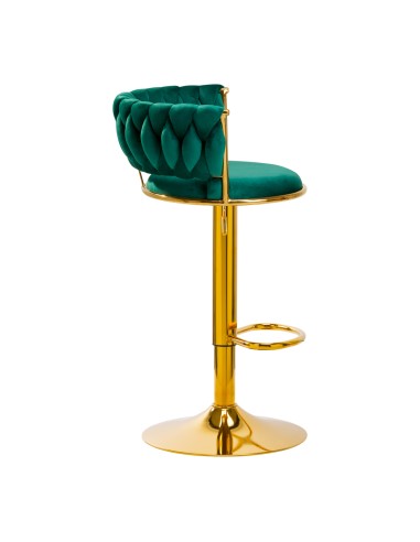 4Rico Bar Hocker QS-B313a verde velluto