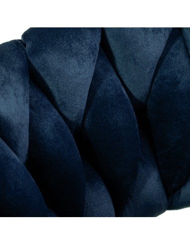 4Rico Bar Hocker QS-B313a velluto blu navy