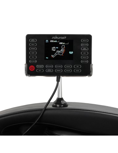 Sedia da massaggio Sakura Standard 801 nero/rosso