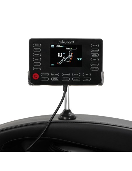Sedia da massaggio Sakura Standard 801 nero/rosso